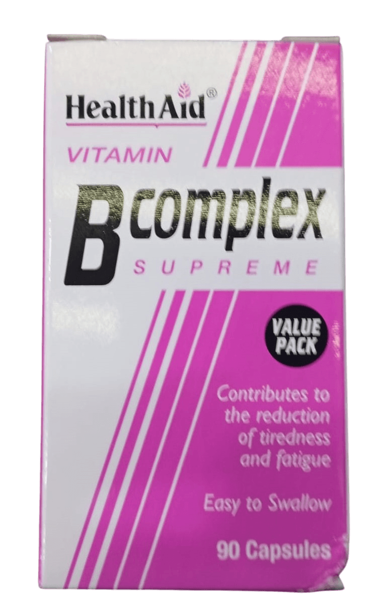 HEALTHAID VITAMIN B COMPLEX 90's