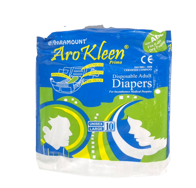 ARROW KLEEN ADULT DIAPERS LARGE 10'S