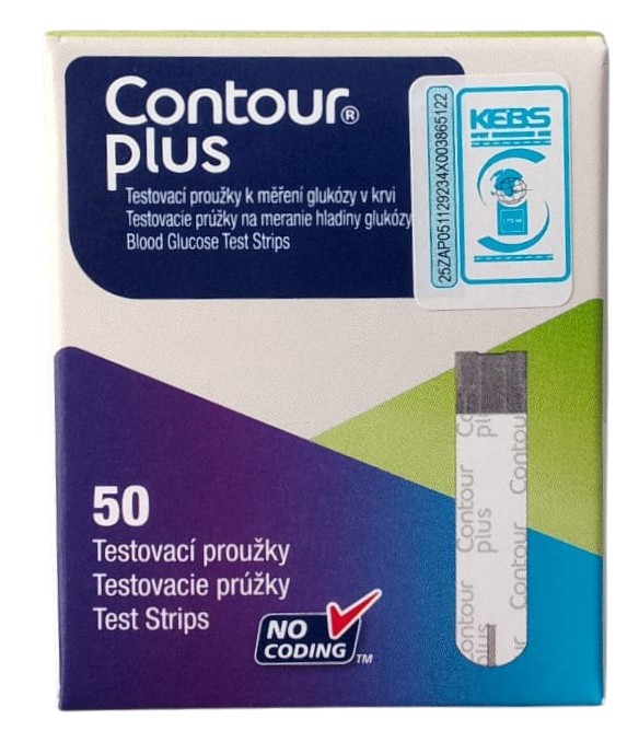 CONTOUR PLUS STRIPS 50'S