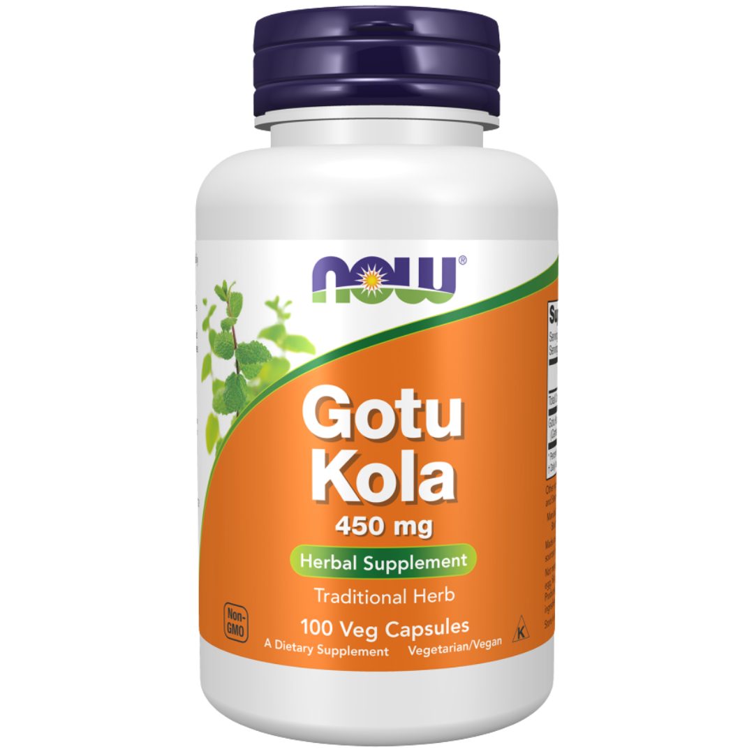 NOW GOTU KOLA 450MG 100VEG CAPSULES