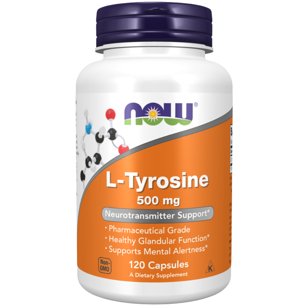 NOW L TYROSINE 500MG CAPS 120CAPSULES