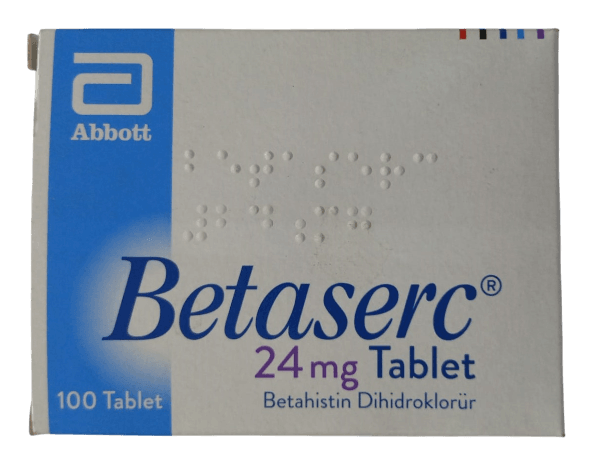 BETASERC 24MG TABS 100'S