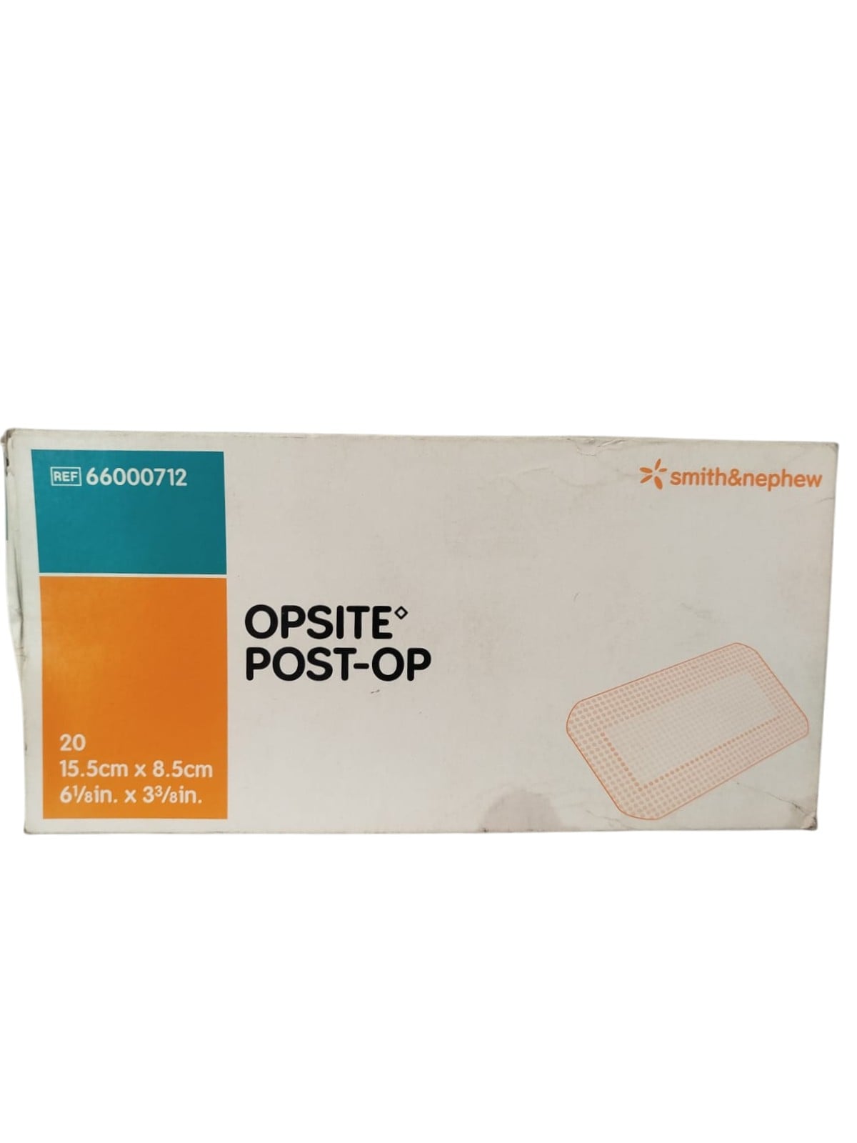 SMITH AND NEPHEW OPSITE POST OP 15 point 5 by 8 point 5 20s