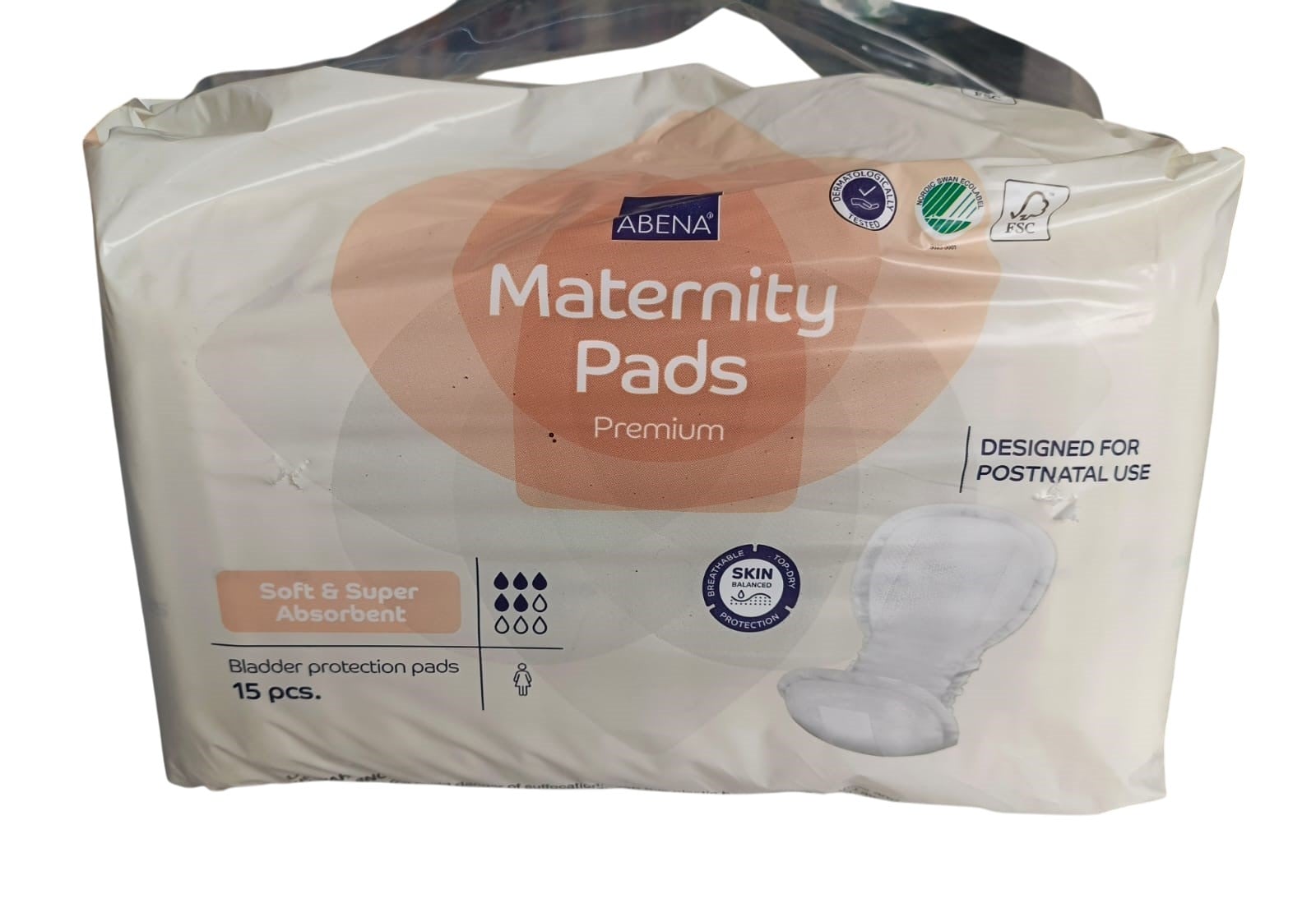 ABENA MATERNITY PADS 15'S