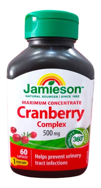 JAMIESON CRANBERRY COMPLEX 500MG CAPS 60S