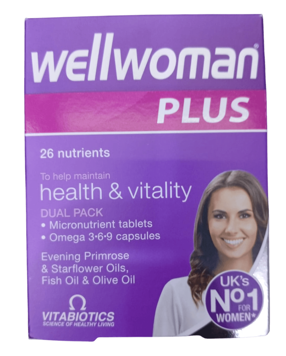 VITABIOTICS WELLWOMAN PLUS OMEGA CAPSULES, 30 COUNT