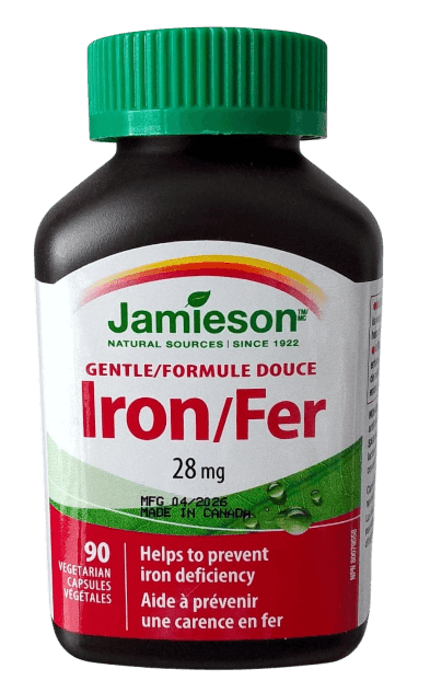 JAMIESON GENTLE IRON CAPSULES 90'S