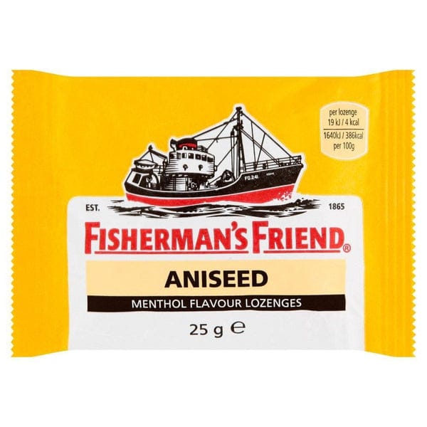 FISHERMANS FRIEND ANISEED MENTHOL FLAVOR LOZENGES 25G