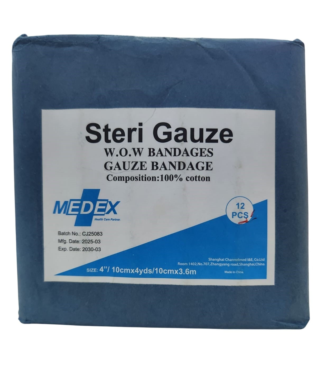 GAUZE BANDAGE 4"