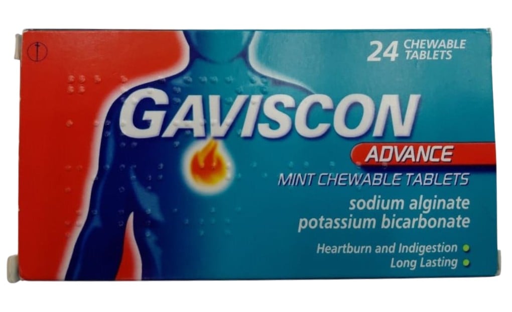 GAVISCON ADVANCE MINT 24'S