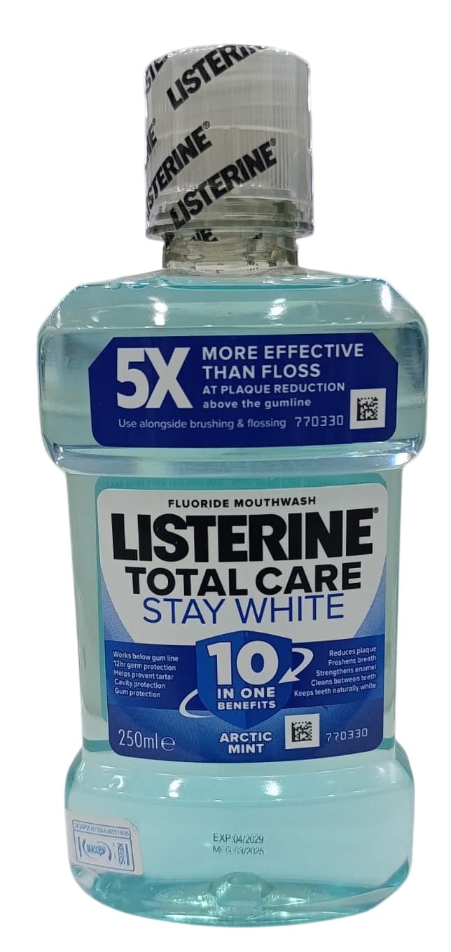 LISTERINE TOTAL CARE STAY WHITE 250ML
