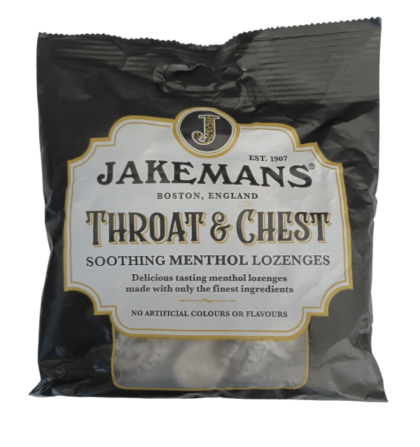 JAKEMANS THROAT & CHEST COUGH DROPS 73GMS