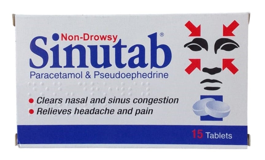 SINUTAB NON DROWSY 15S