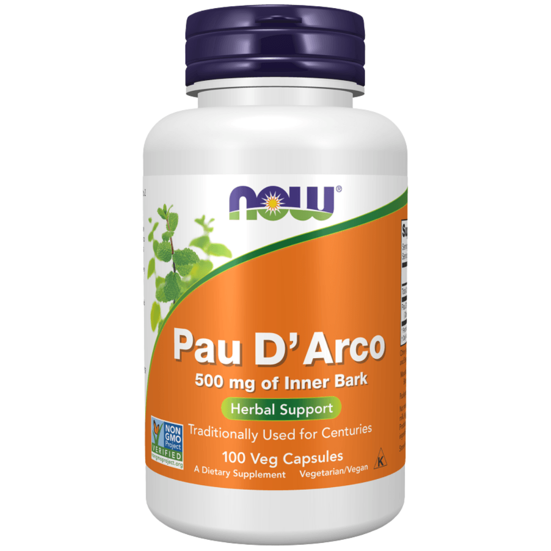 NOW PAU D ARCO 500MG 100 VEG CAPSULES