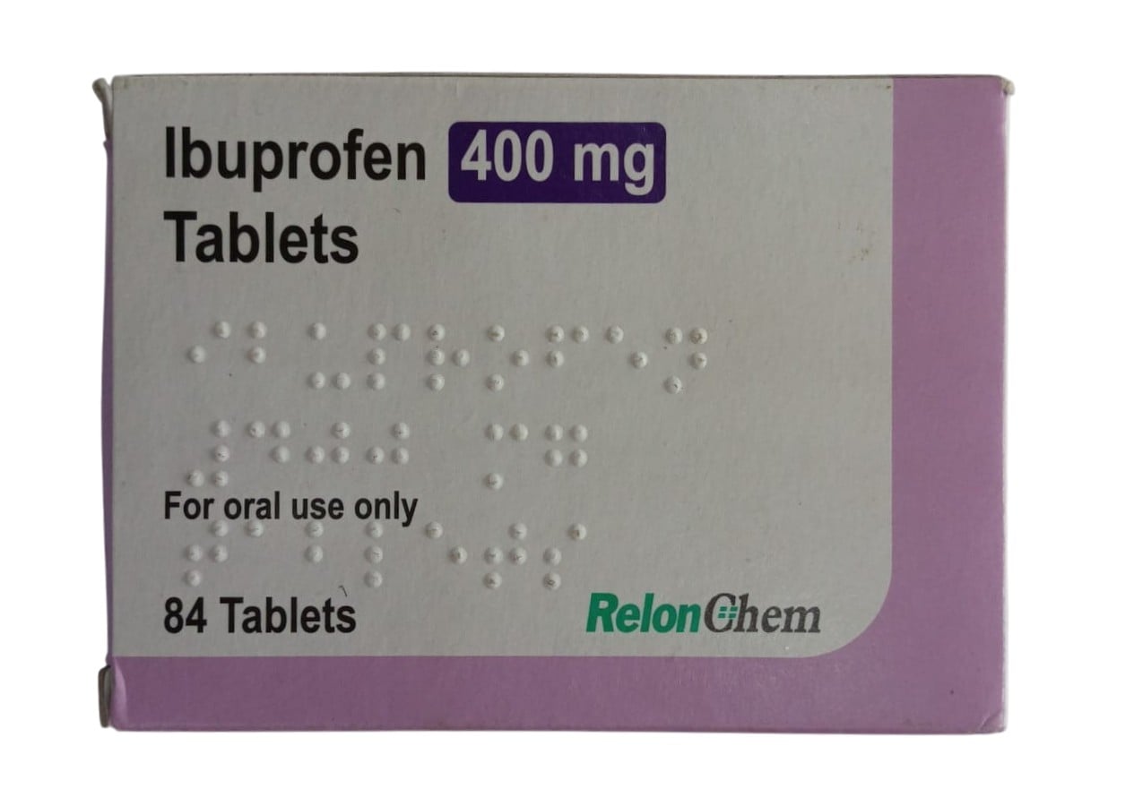 IBUPROFEN 400MG TABLETS 84'S