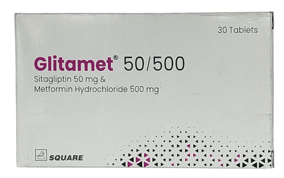 GLITAMET 50/500MG TABLETS 30'S