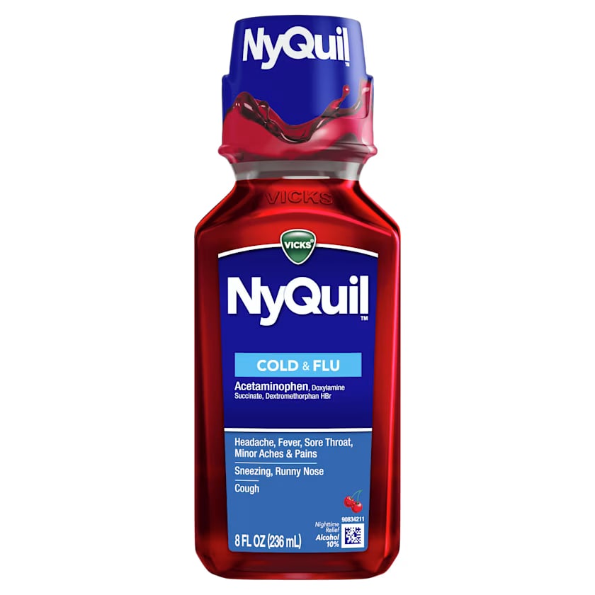 VICKS NY QUIL COLD AND FLU 236ML LIQUID