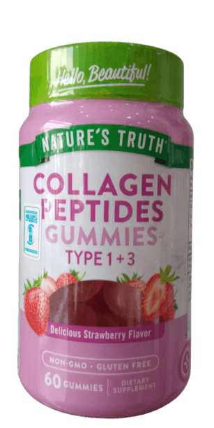 NATURES TRUTH COLLAGEN PEPTIDES TYPE 1&3 GUMMIES 60'S