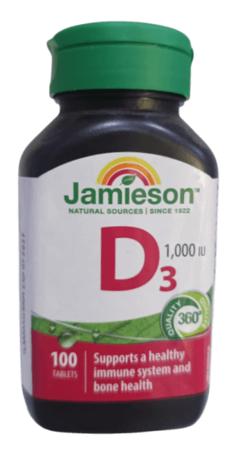 JAMIESON VIT D3 1000IU TABS (LOOSE)