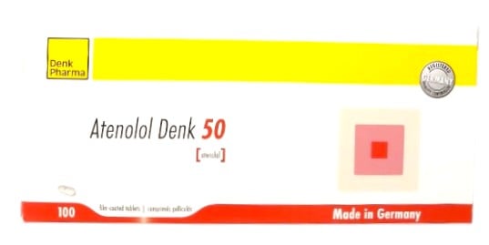 ATENOLOL DENK 50MG TABLETS 100'S