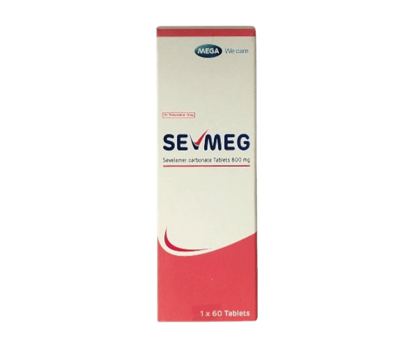 SEVMEG (SEVELAMER )800MG 60`s