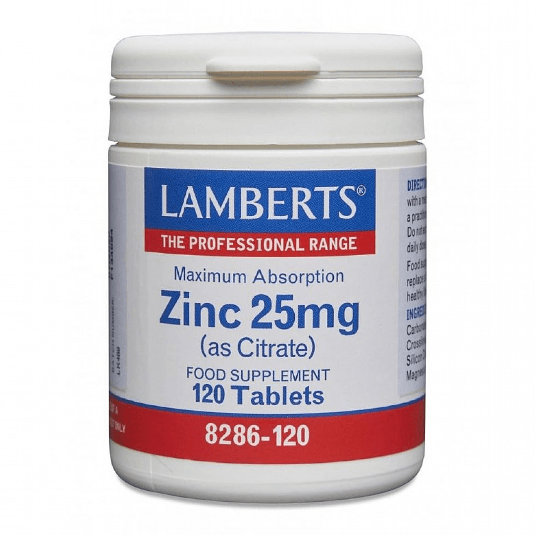 LAMBERTS ZINC 25MG(AS CITRATE) 120 TABLETS