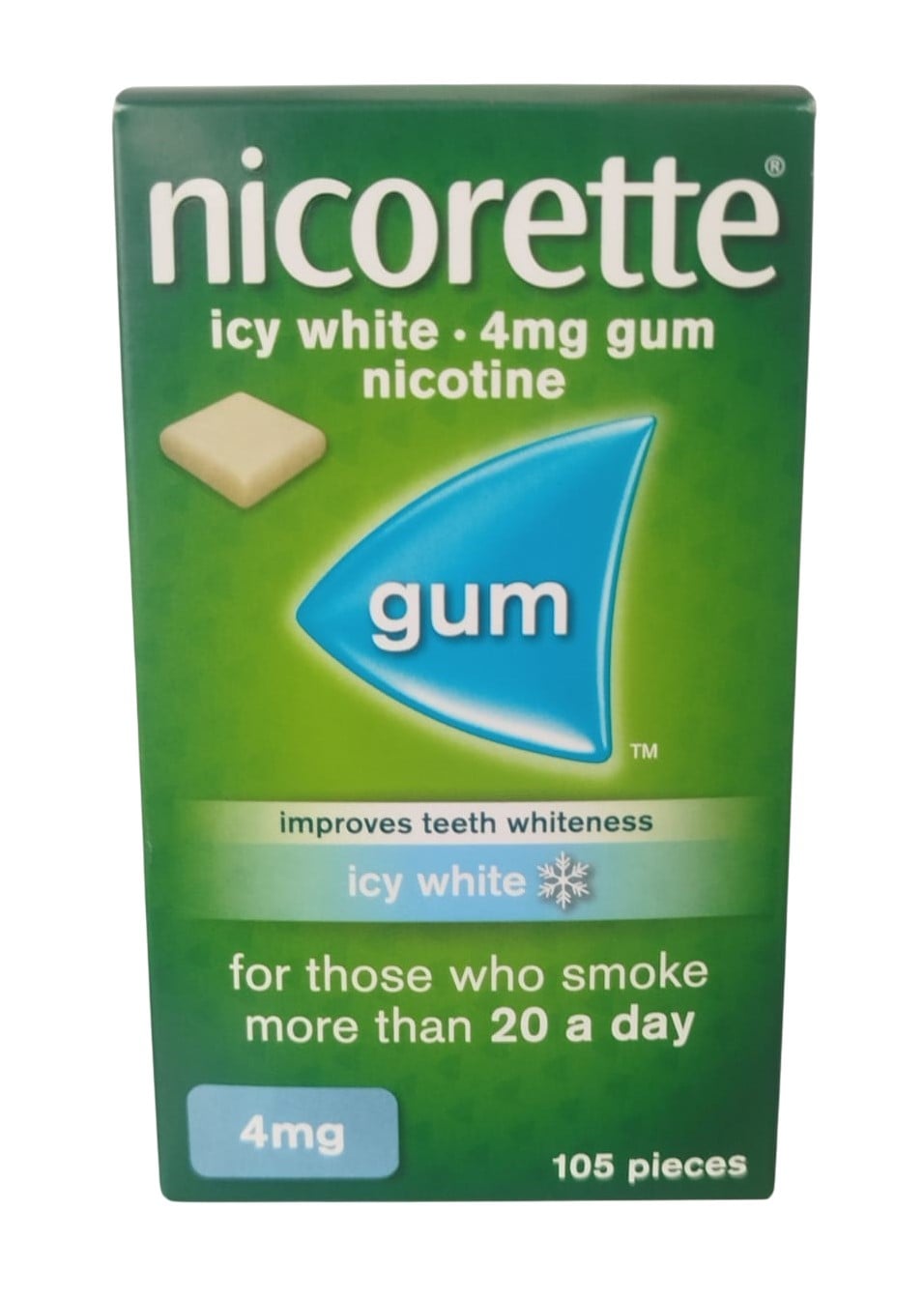 NICORETTE ICY WHITE 4MG 105'S