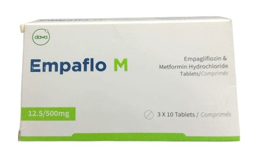 EMPAFLO M 12.5/500MG TABS 30S