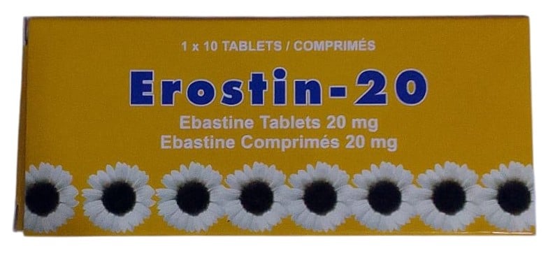 EROSTIN 20MG TABLETS 10'S