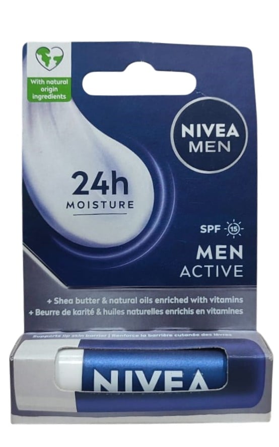 NIVEA LIPBALM FOR MEN ACTIVE