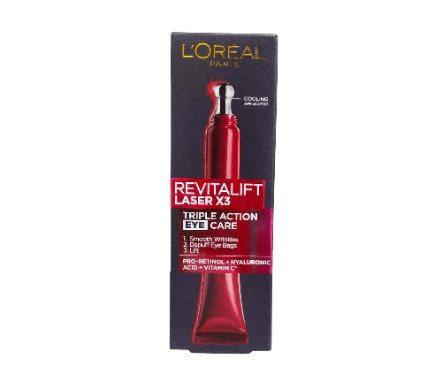 LOREAL REVITALIFT LASER TRIPLE ACTION EYE CARE CREAM 15ML