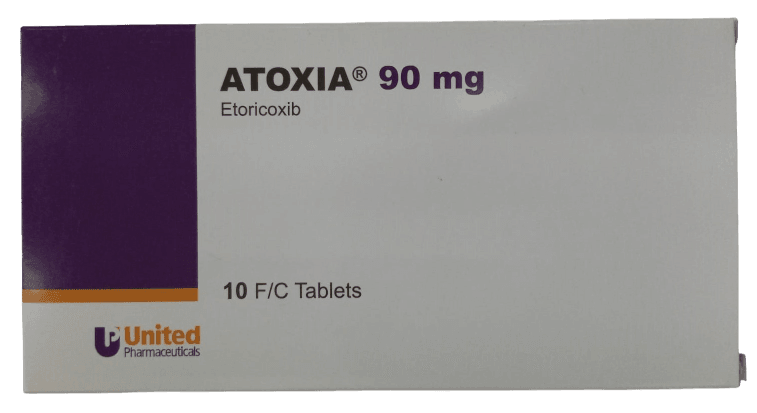 ATOXIA (ETORICOXIB) 90MG TABLETS 10'S