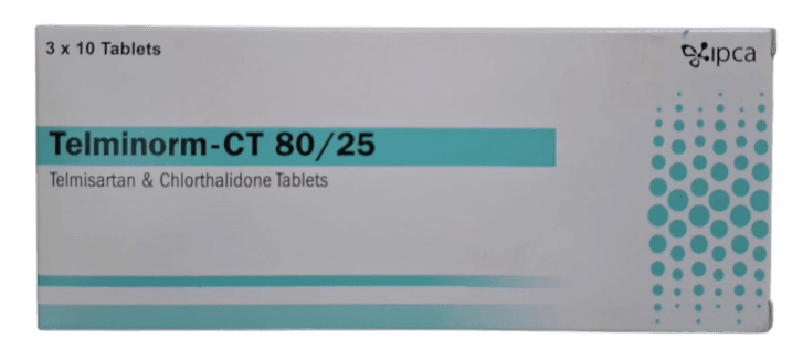 TELMINORM CT 80/25 TABLETS 30'S