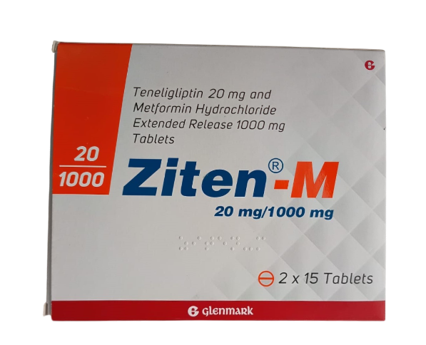 ZITEN-M 20/1000 (TENELIGLIPTIN /METFORMIN)