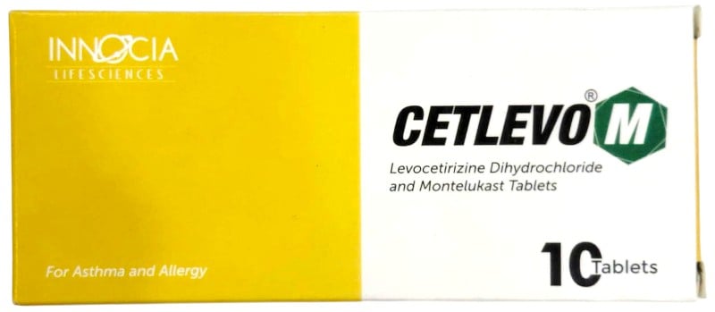 CETLEVO M (LEVOCETRIZINE/MONTELUKAST) 5MG 10'S