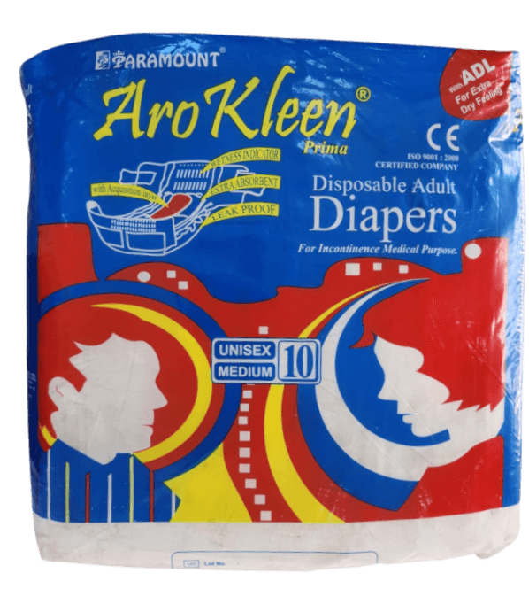 AROKLEEN DISP ADULT DIAPERS (M)