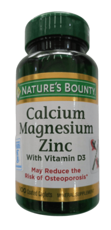 NATURES BOUNTY CALCIUM / MAGNESIUM & ZINC 100S