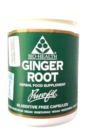 BIO HEALTH GINGER ROOT CAPS 60