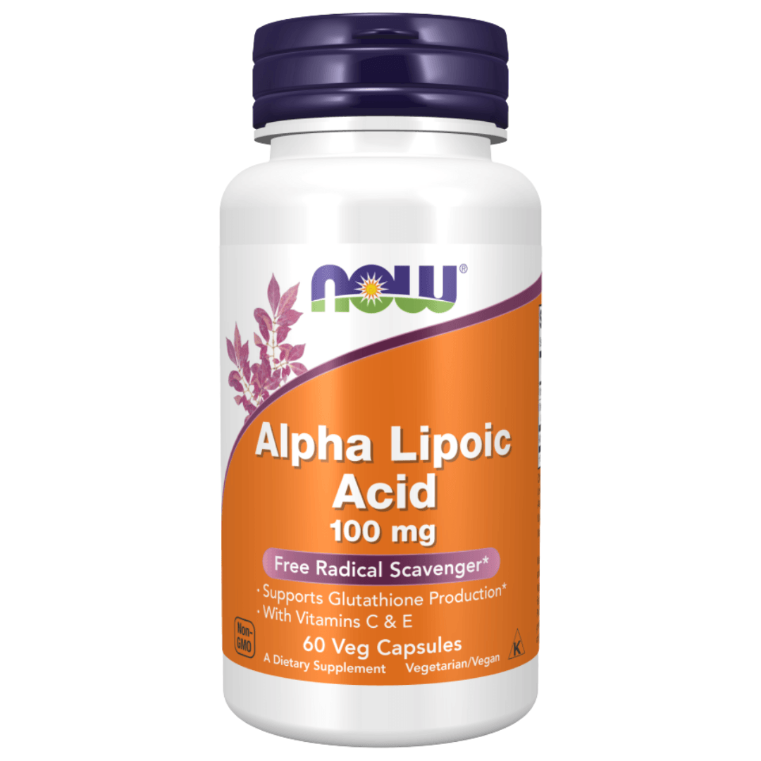 NOW ALPHA LIPOIC ACID 100MG 60VEG CAPSULES