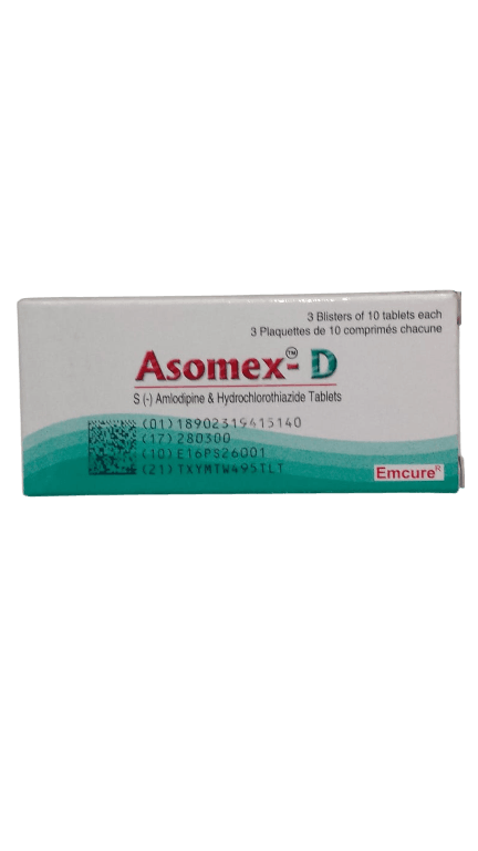 ASOMEX D 2.5MG/12.5MG TABLETS 30'S