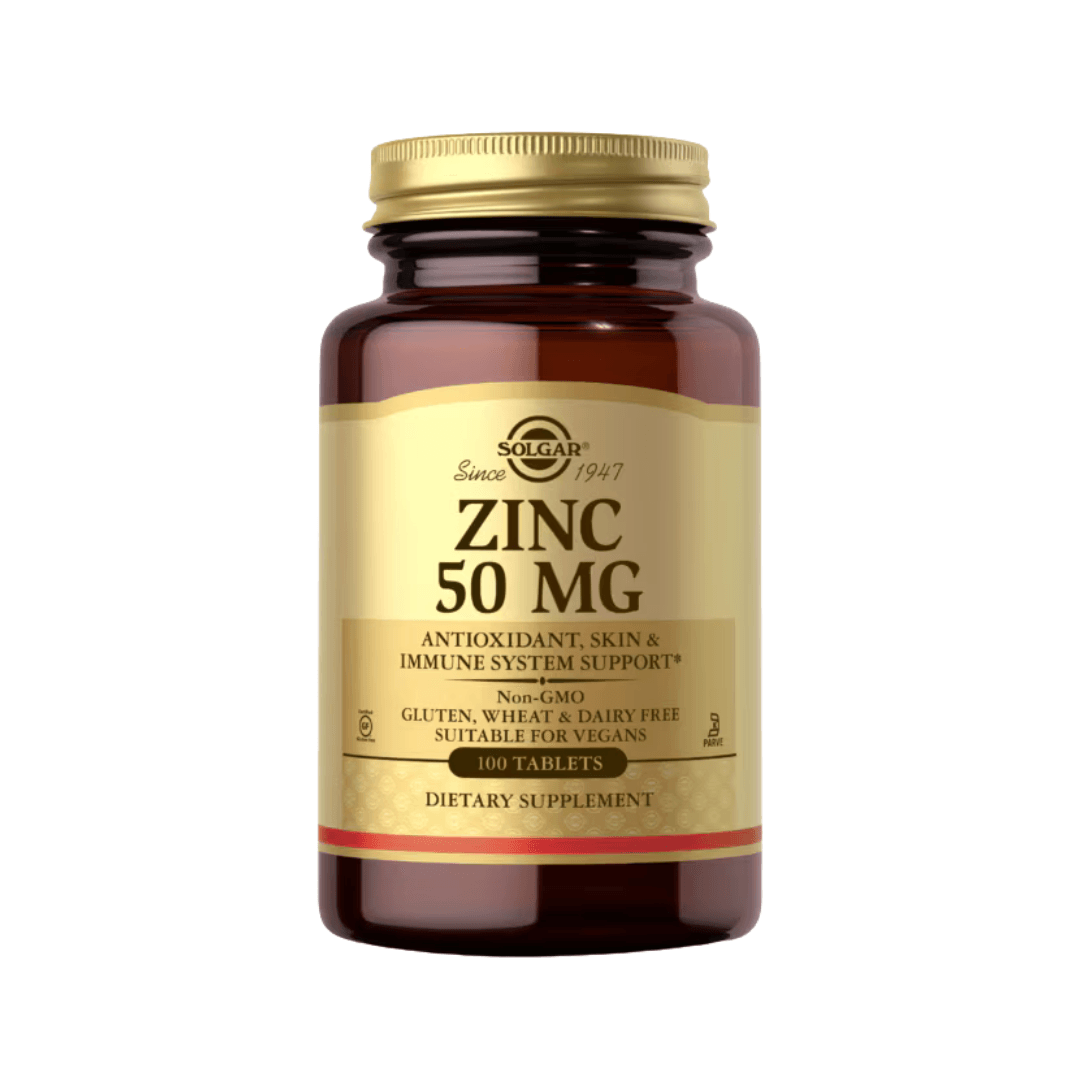 SOLGAR ZINC 50MG 100 TABLETS