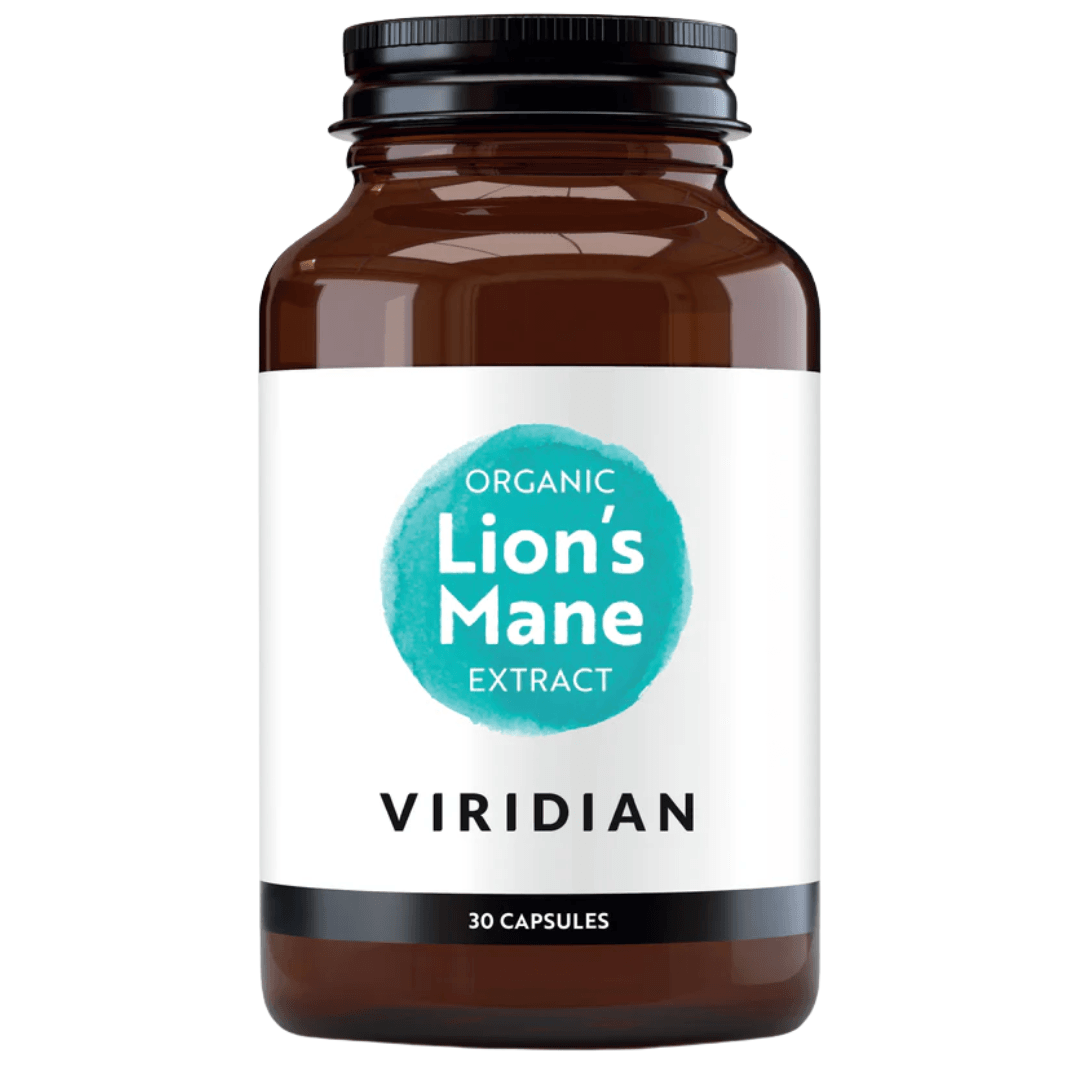 VIRIDIAN ORGANIC LIONS MANE 30 CAPSULES