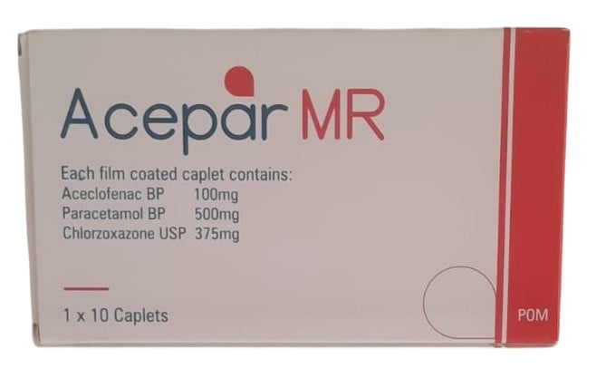 ACEPAR MR CAPSULES 10'S