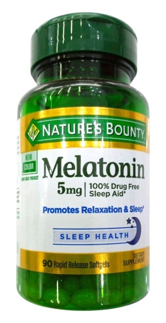 NATURES BOUNTY MELATONIN 5MG 90S