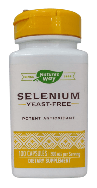 NATURES WAY SELENIUM YEAST-FREE CAPSULES  100s