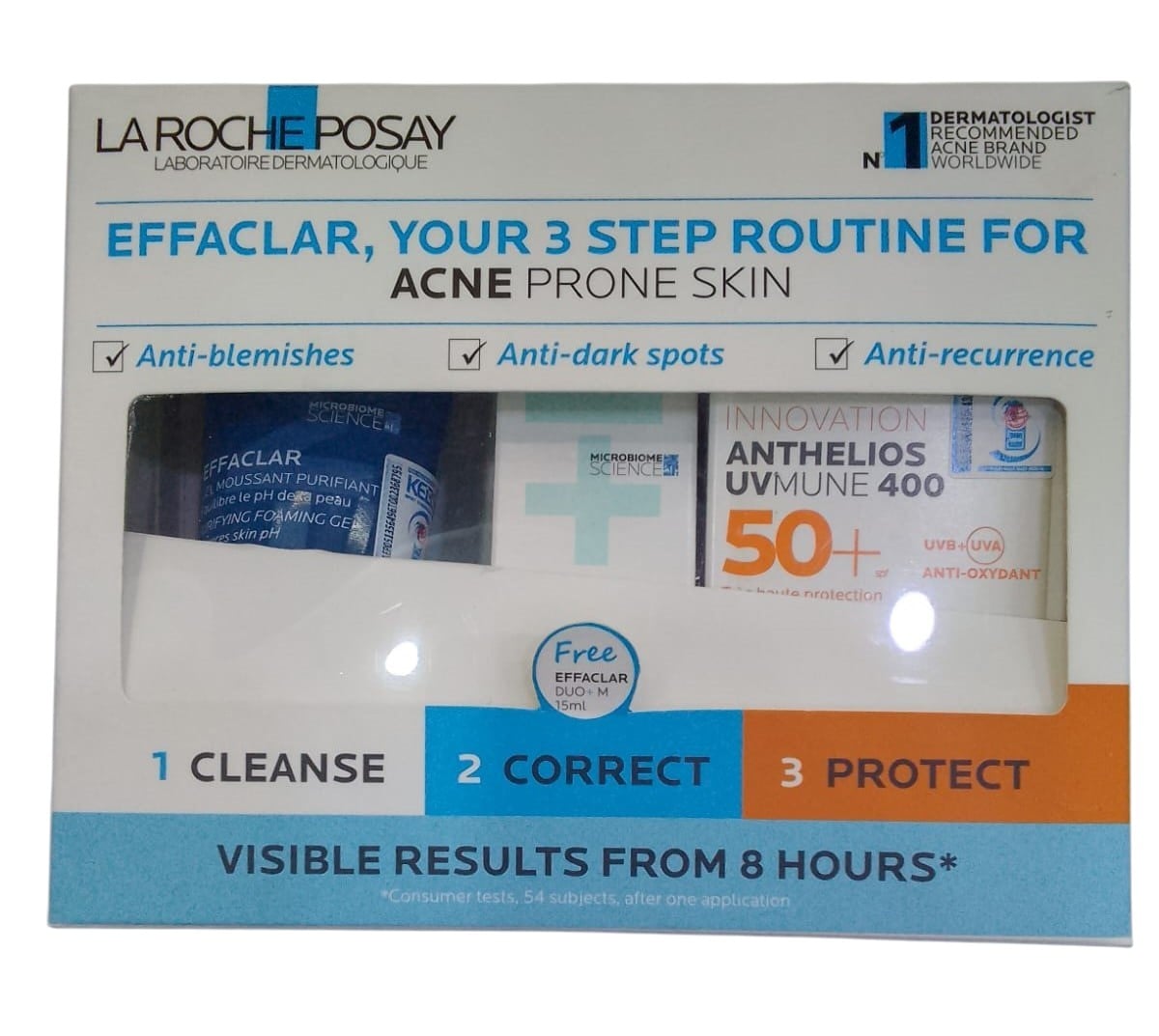 LAROCHE EFFACLAR ACNE PRONE SKIN ROUTINE KIT