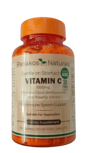 PANAKOS VITAMIN C 1000MG TR TABLETS  120+30'S