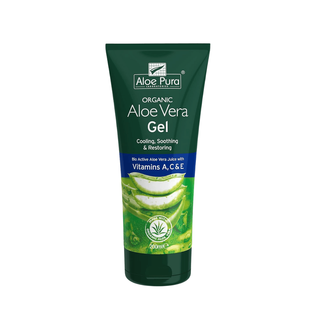 ALOE PURA ORGANIC ALOE VERA GEL VITAMIN A C AND E 200ML