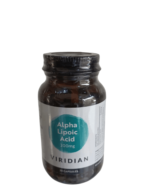 VIRIDIAN ALPHA LIPOIC ACID 200MG CAPSULES 30'S