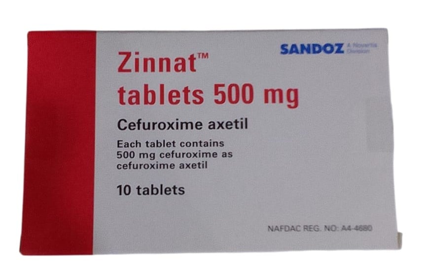 ZINNAT TABS 500MG 10'S